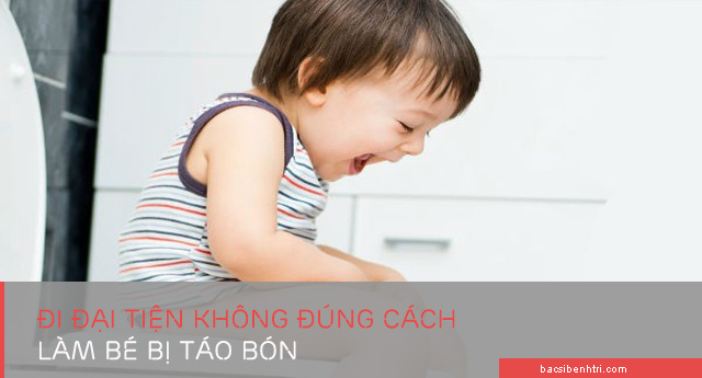 trị táo bón cho trẻ