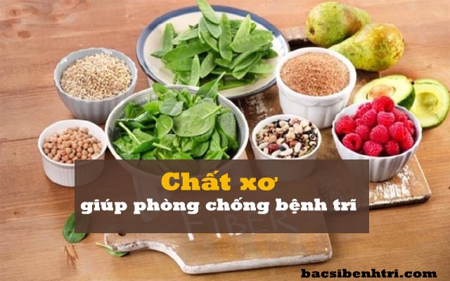 chất xơ phòng chống bệnh trĩ