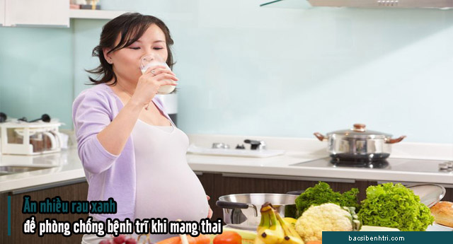 phòng tránh bệnh trĩ khi mang thai