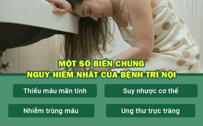 Biến chứng nguy hiểm của bệnh trĩ nội