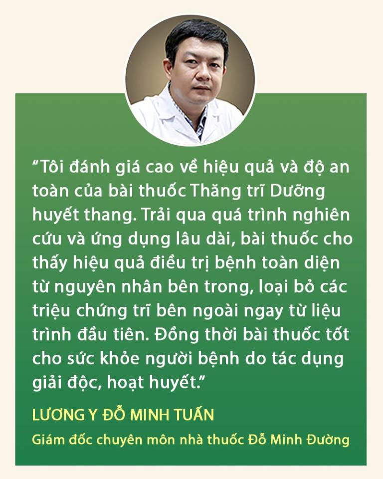 Đánh giá của Lương y Đỗ Minh Tuấn