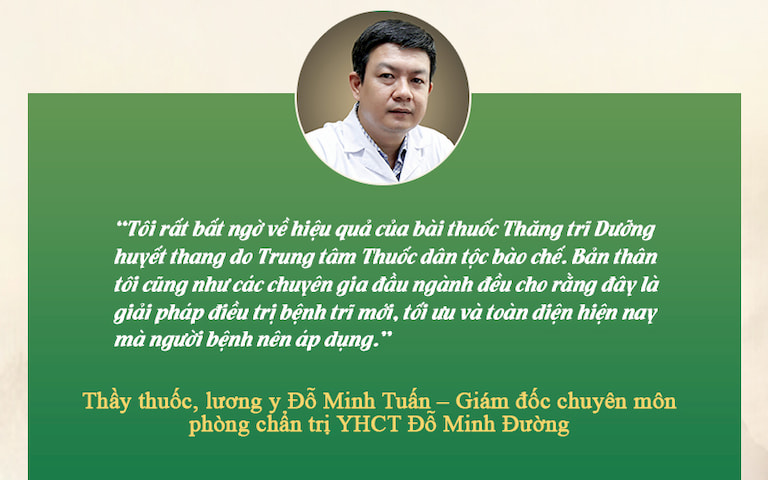 Thầy thuốc, lương y Đỗ Minh Đường chia sẻ về Thăng trĩ Dưỡng huyết thang